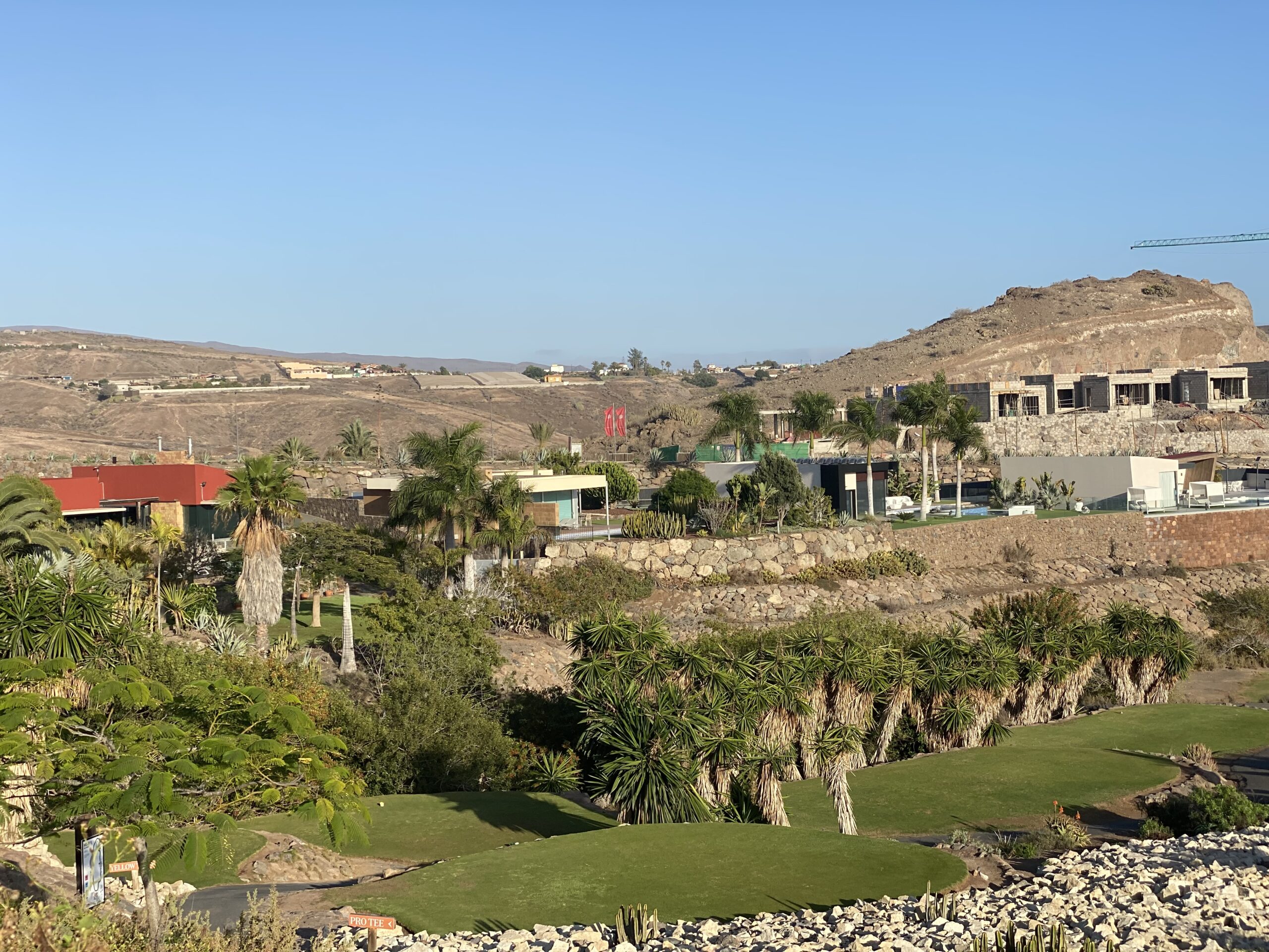 Golfplatz und Villen im Salobre Golf Resort